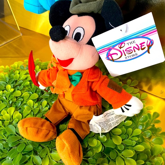 DISNEY SCROOGE DONALD DUCK GOOFY MICKEY MOUSE NWT VTG 90s BEAN BAG PLUSH (3) - Picture 3 of 16